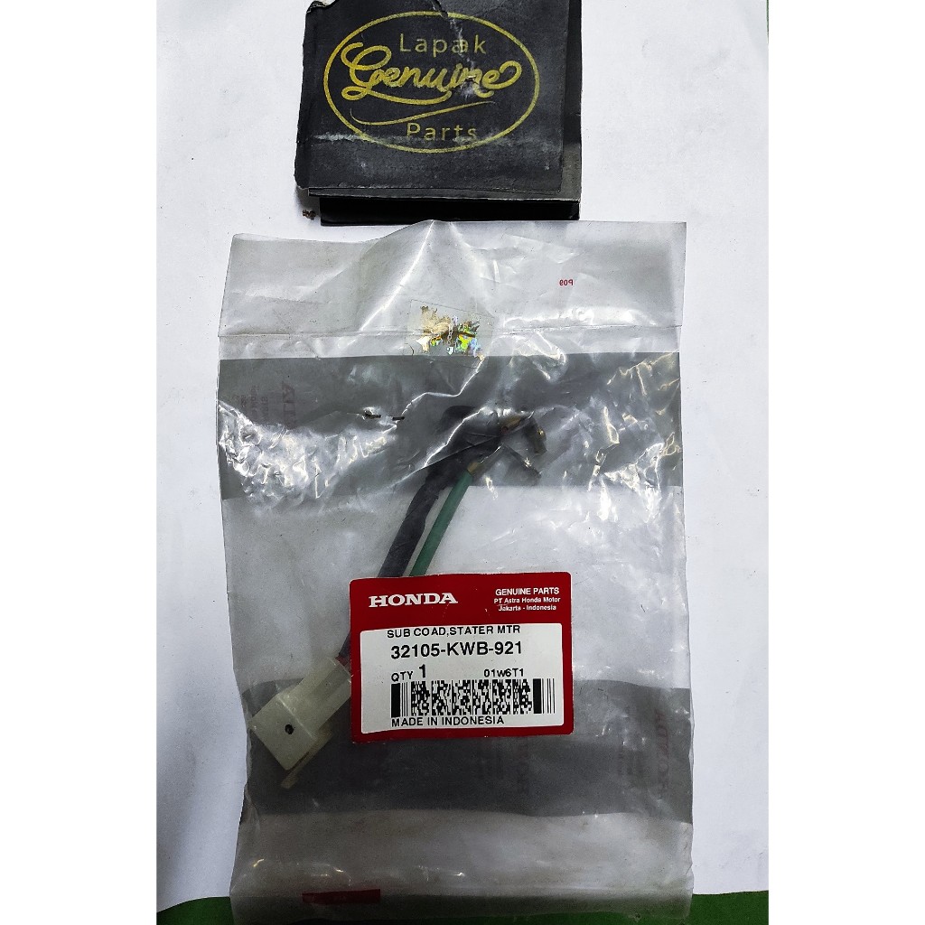 MOTOR ASSY STARTER Dinamo starter assy komplit dan kabel Revo Absolute Revo 110 Blade 32105-KWB-921 
