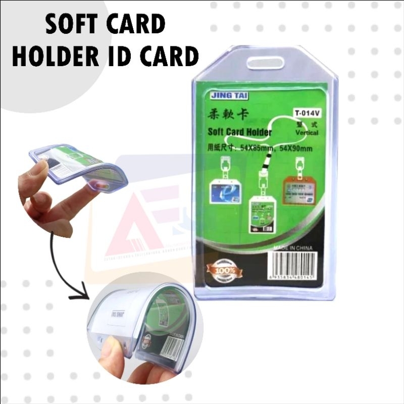 

Freme case id card elastis 1 muka/casing id card bening elastis 1 muka/ plastik od card