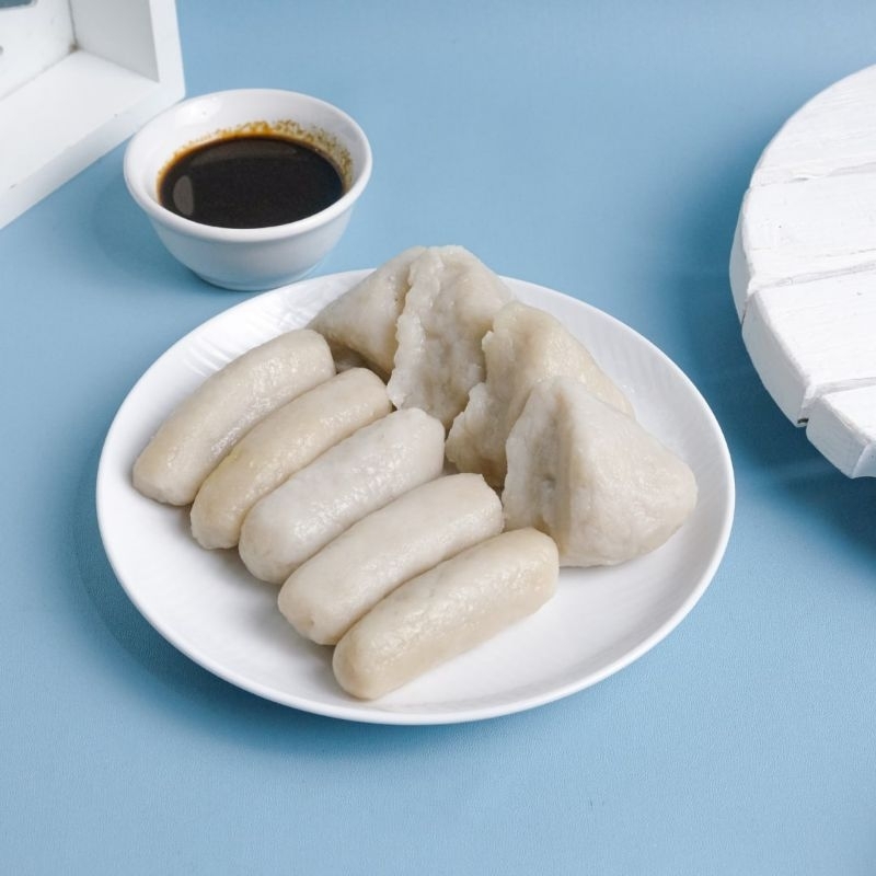 

Pempek Monmon Palembang Telur Kecil (10pcs) PREMIUM IKAN