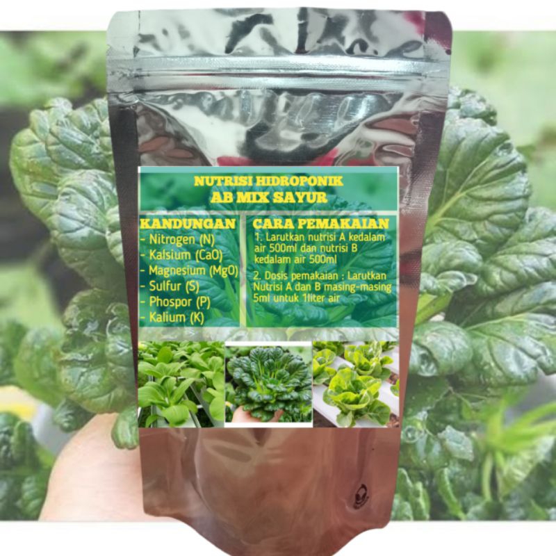 AB MIX NUTRISI HIDROPONIK UNTUK SAYURAN