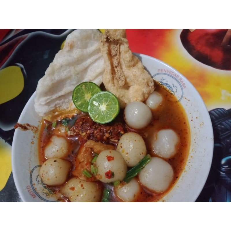 

baso aci isi sinti pecel baso 25 butir komplit bumbu dll enak gurih pedas spesial