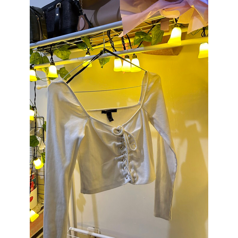 forever 21 crop putih