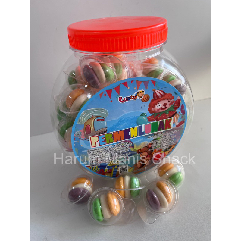 Luvmi Permen Lunak Burger isi 50 pcs