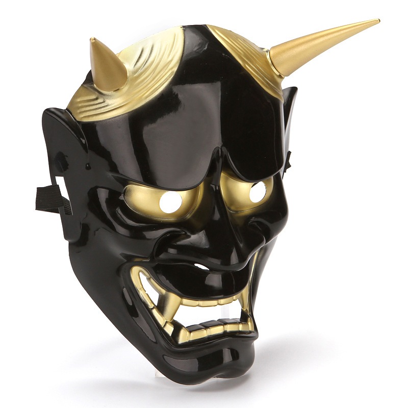 RB Toon Topeng Oni Demon Red Merah Shinigami Mask Iblis Cosplay