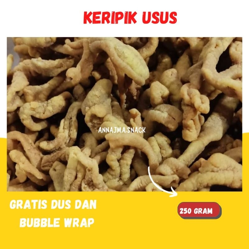 

KERIPIK USUS 250 GRAM
