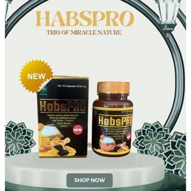 Habspro Original Herbal Obat Asma, Kanker, Alergi, Osteoprosis