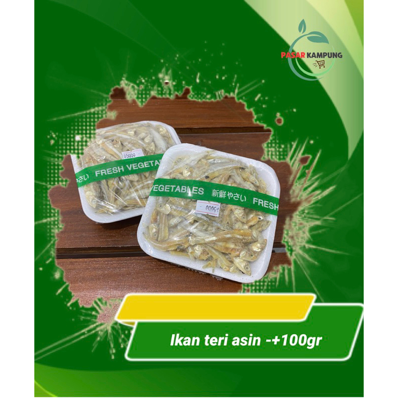 

ikan teri asin 100gr (teri asin bukan teri jengki)