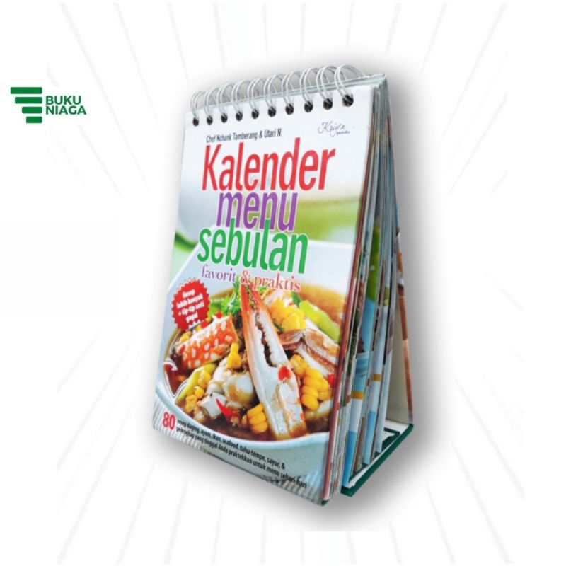 Buku Kalender Menu Resep Sebulan Favorit dan Praktis BUKUNIAGA