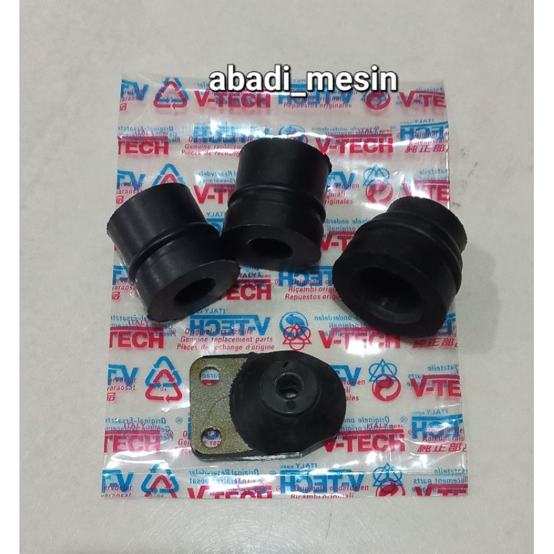 Karet Body Set 381/Damper set Chainsaw MS-381 (Isi 4 pcs)