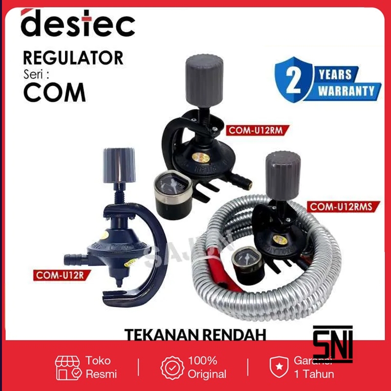 [COD] Regulator Gas Anti Bocor Destec COM - 201M Meter - Regulator gas kompor gas Anti bocor