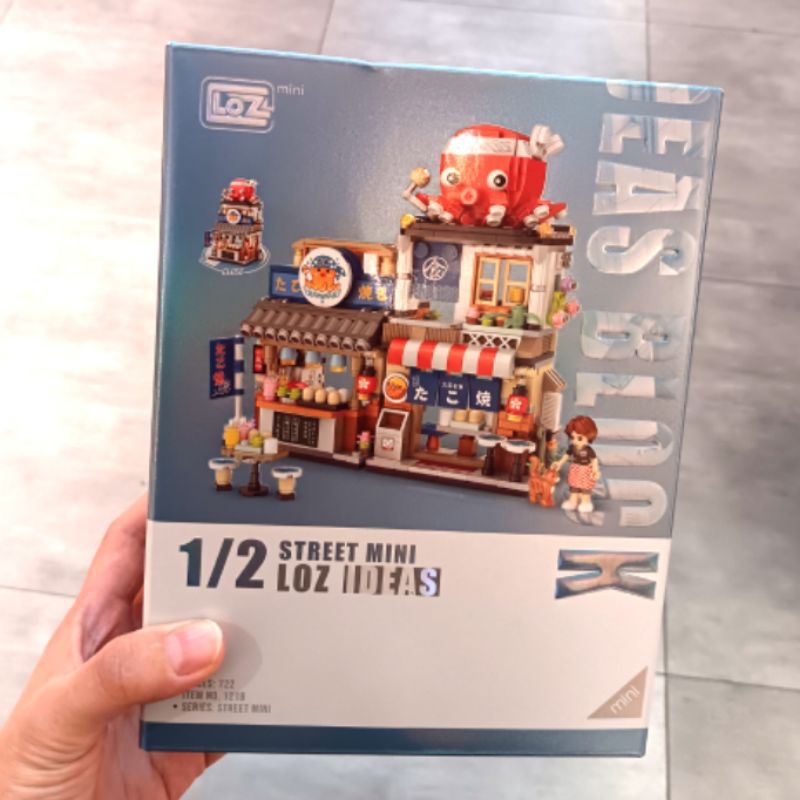 BRICK LOZ STREET MINI TAKOYAKI SHOP