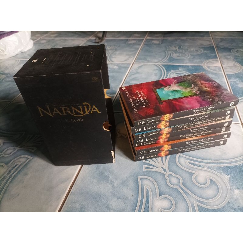 Original Box Set Boxset Lengkap The Chronicles Chronicle of Narnia Bahasa Indonesia Jilid 1 2 3 4 5 