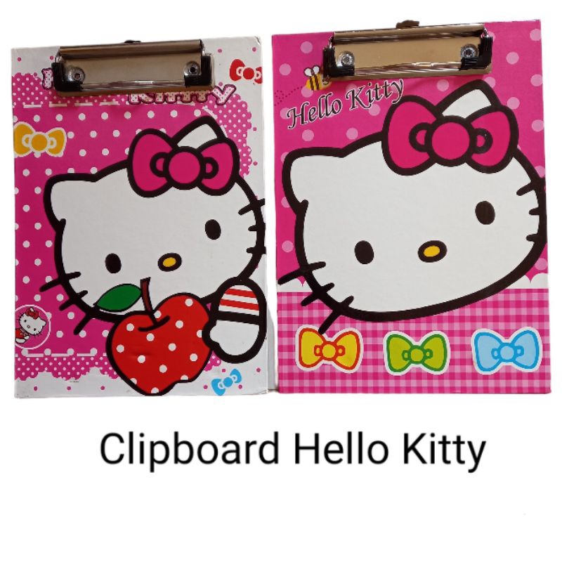 

Clipboard Hello Kitty / Papan ujian hello kitty 22 x 16 cm / Papan jalan hello kitty fancy / Papan dada hello kitty