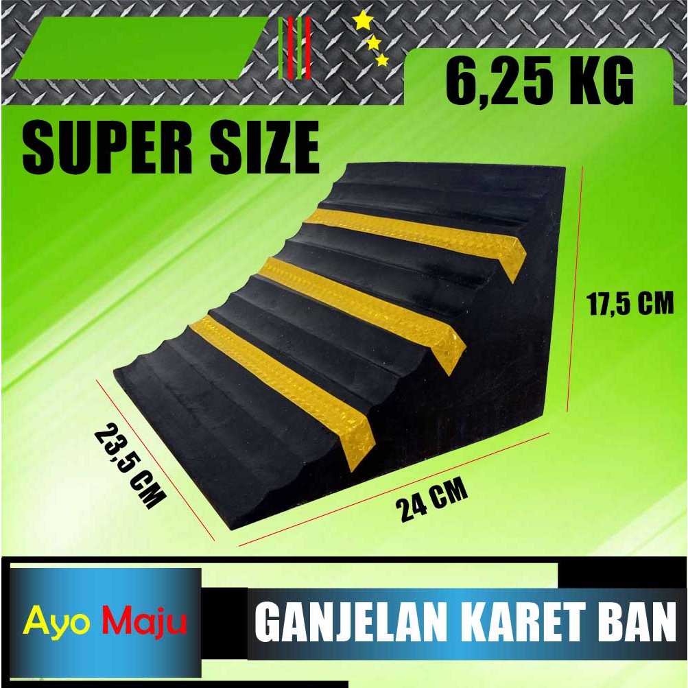 Ganjelan Ban Truck Mobil Karet Ganjalan Ban Penahan Ban Mobil Parkir