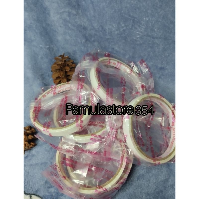 

Double Tape isolasi bolak balik 1/5" orlee