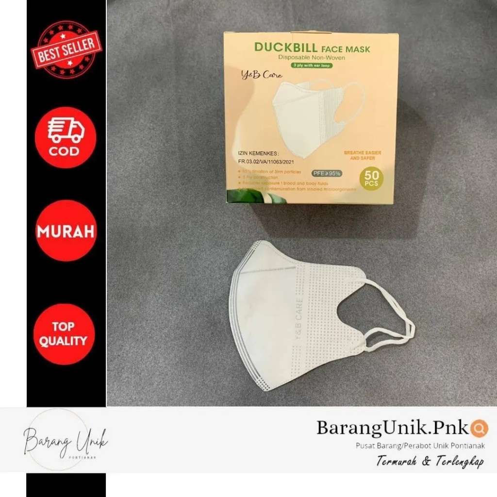 MASKER DUCKBILL 50'S Y&B CARE