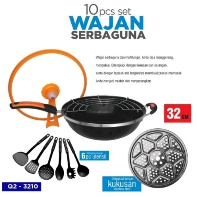 wajan enamel Q2 3210