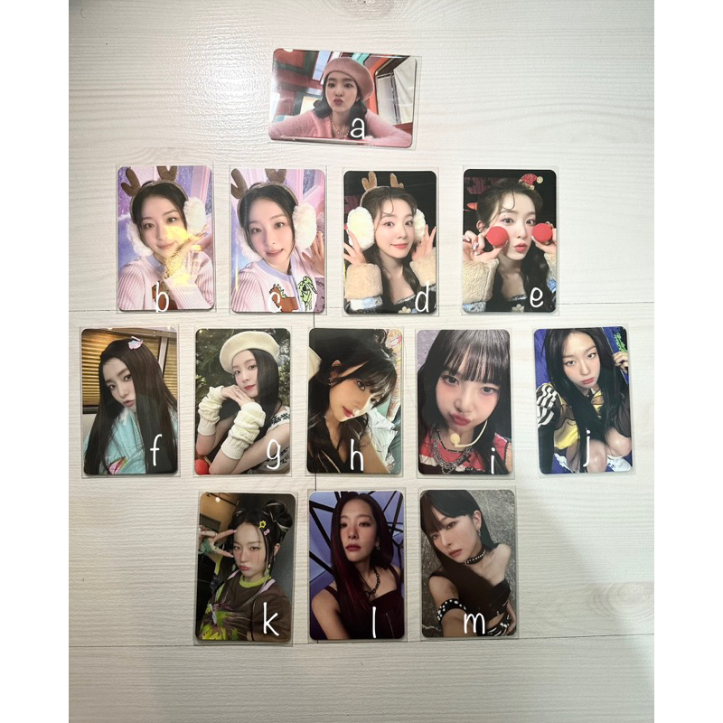 [OFFICIAL] RED VELVET - Pink Christmas Birthday SMCU Photocard Official Irene Joy Seulgi