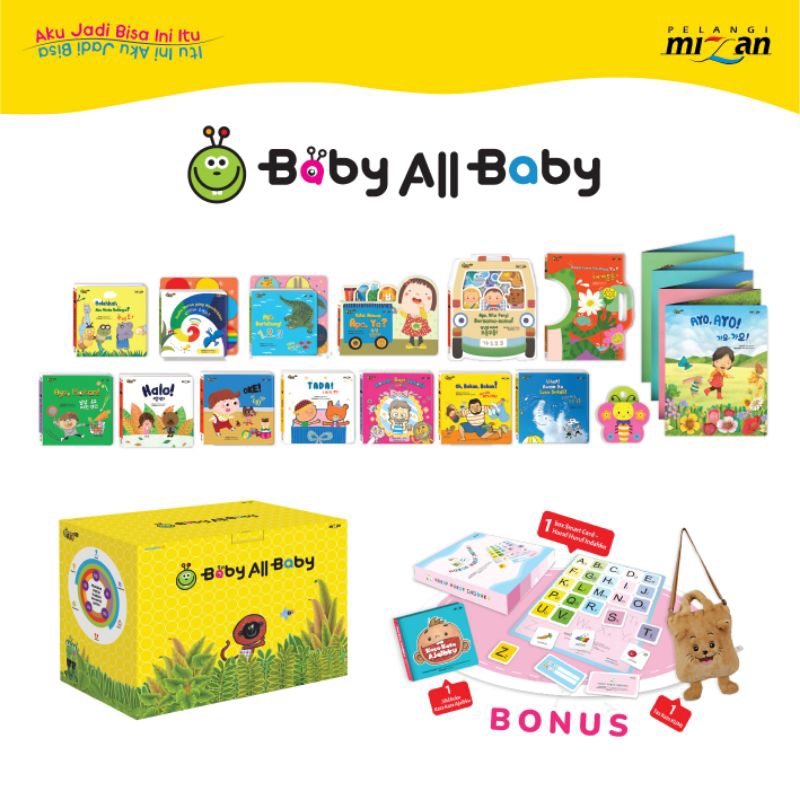 Baby All Baby Paket Buku Bayi Balita Pintar