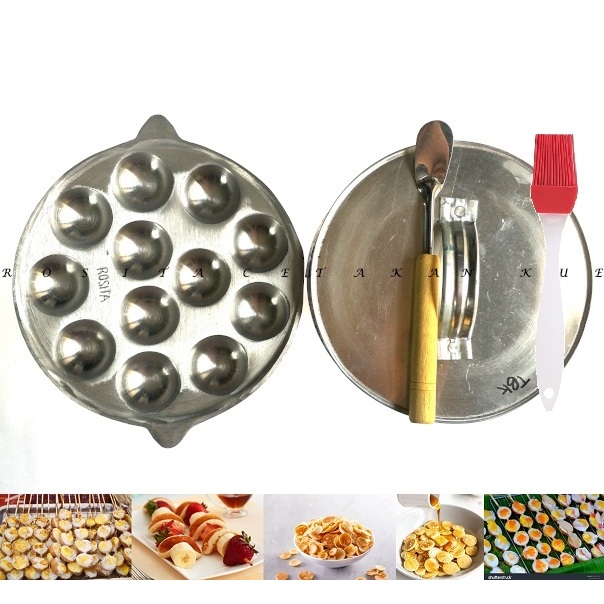 Rosita Cetakan Telur Congkel Puyuh Pancake Cereal Cubit Cilor Maklor Mini Isi 12 O12