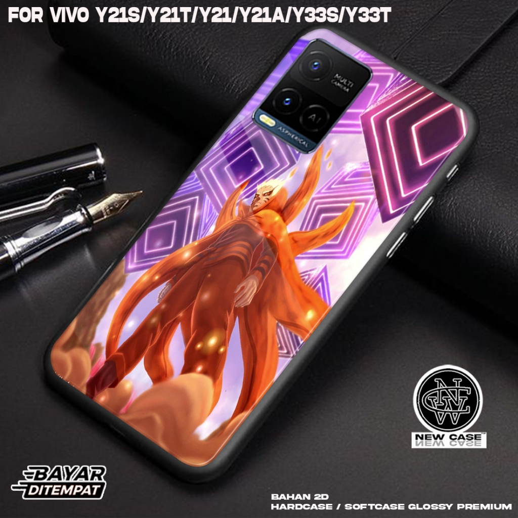 Case VIVO Y21S/Y21/Y21T/Y21A/Y33S/Y33T - Casing Hp Terbaru 2023 Newcase [ BORUTO] Silikon Hp Mewah -