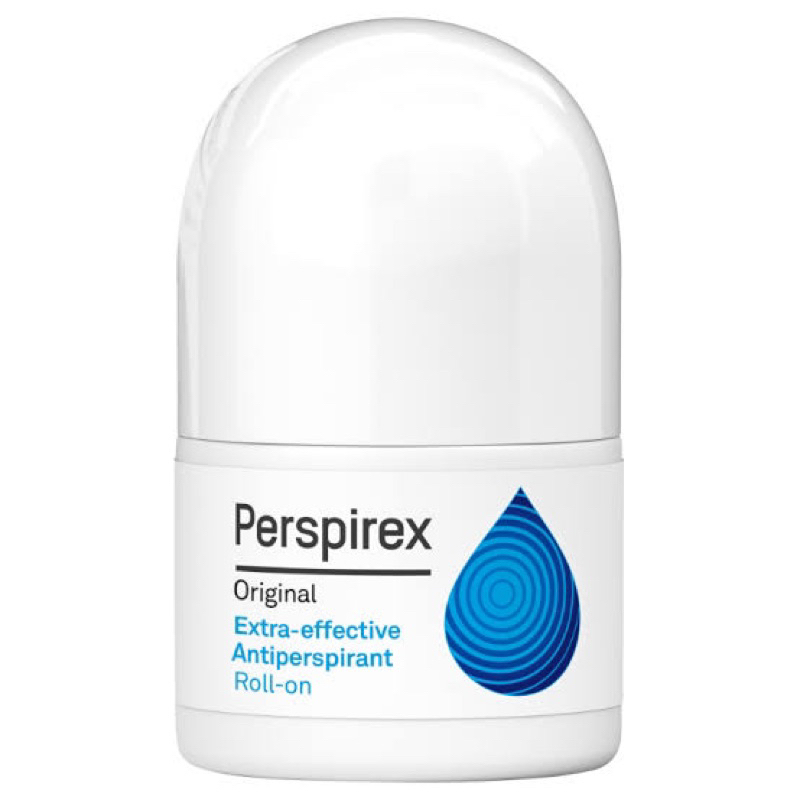 Perspirex Anti Perspirant Deodorant Original Roll On 20ml (1x) Deodoran Solusi Ketiak Bau dan Keringat Berlebih Anti Lengket