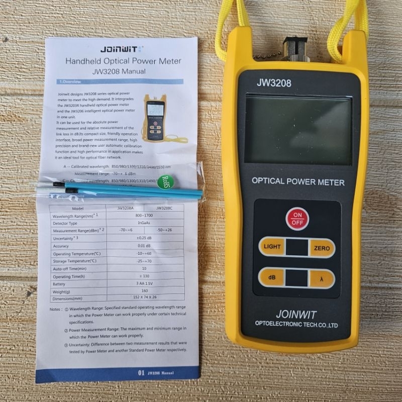 opm joinwit jw3208/OPM JOINWIT 3208/Optical Power Meter