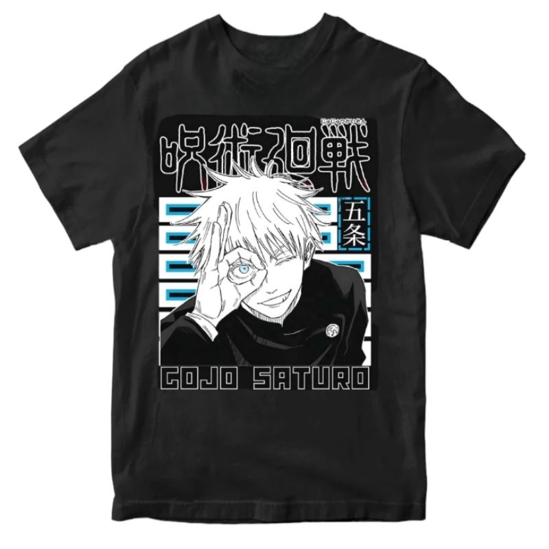 Kaos JUJUTSU KAISEN GOJO SATORU Kaos Vintage