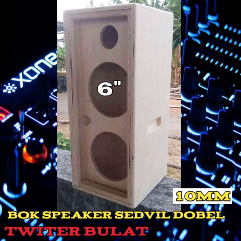 bok speaker SEDVIL 6" dobel Twitter bulat