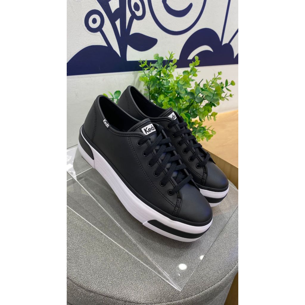 KEDS Sepatu Wanita Triple Up Leather Bumper Original Store 100%