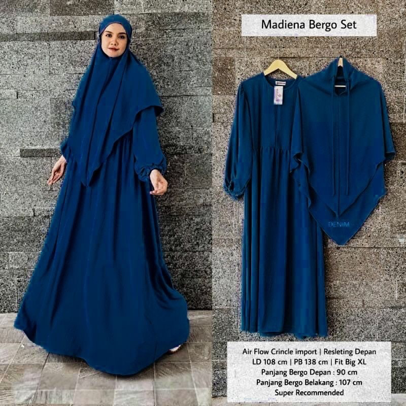 JUMBO LD 120 SET GAMIS SYAR’I CRINGKEL MADIENA SET BERGO