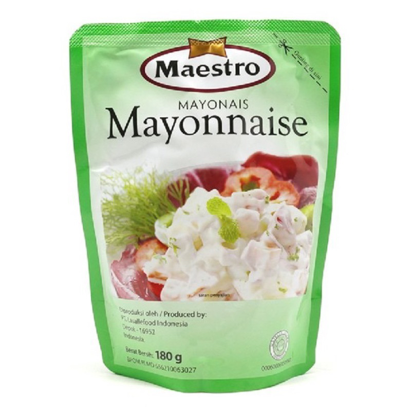 

MAESTRO Mayonnaise Mayo Serbaguna 180gr