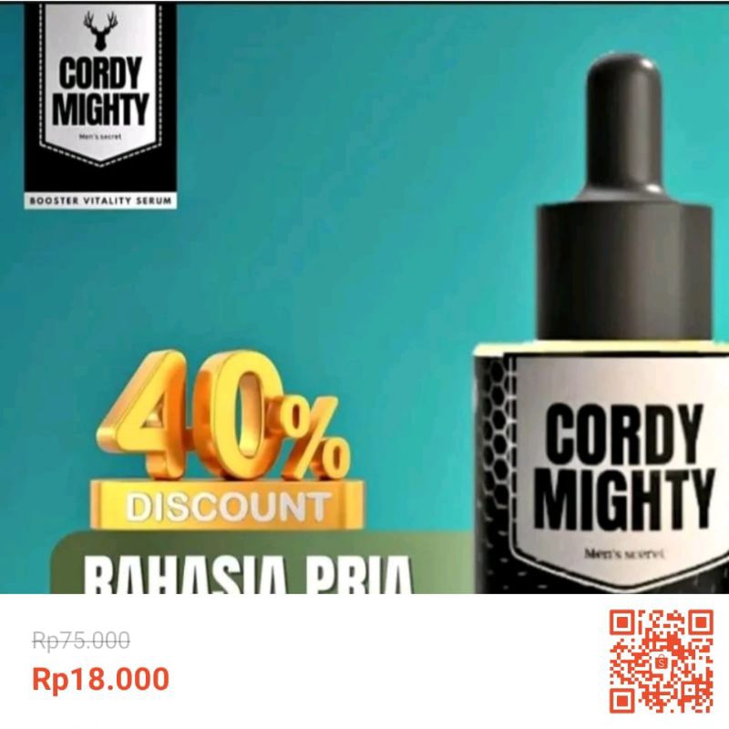 READY-STOCK Serum CORDY MIGHTY Pembesar MrP Permanen Pembesar Mr P Cepat Tanpa Efek Samping Minyak U