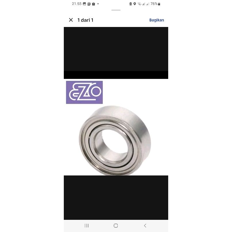 Ball bearing 695 ZZ EZO (5×13×4)