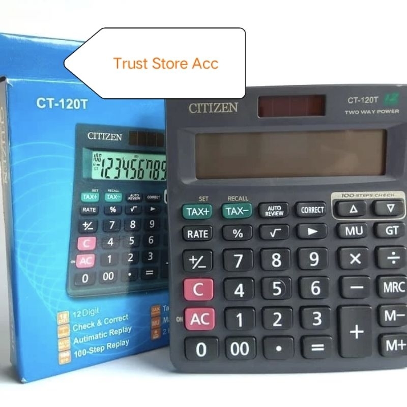 

Kalkulator 12 Digit Citizen CT 120 T