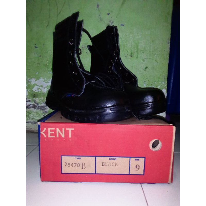 Sepatu Safety / Sepatu PDL Satpam KENT Ternate