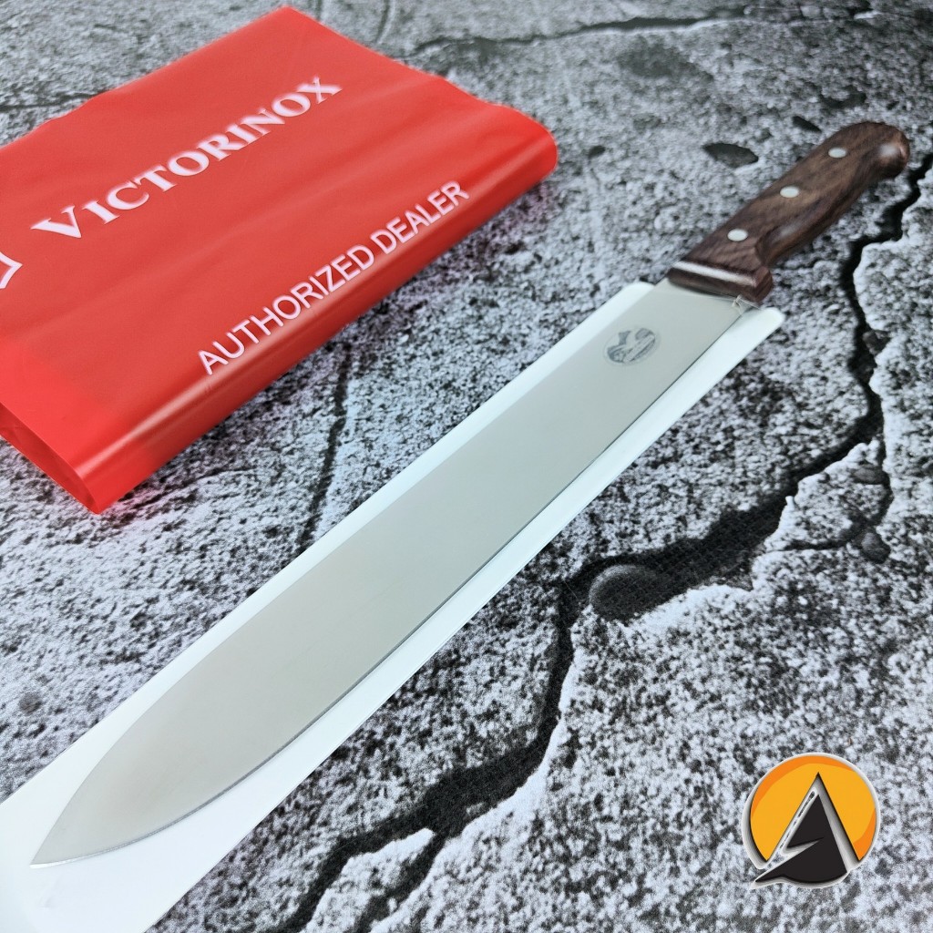 Butcher knife pisau sembelih victorinox bowie 31 cm original swiss 5.7100.31