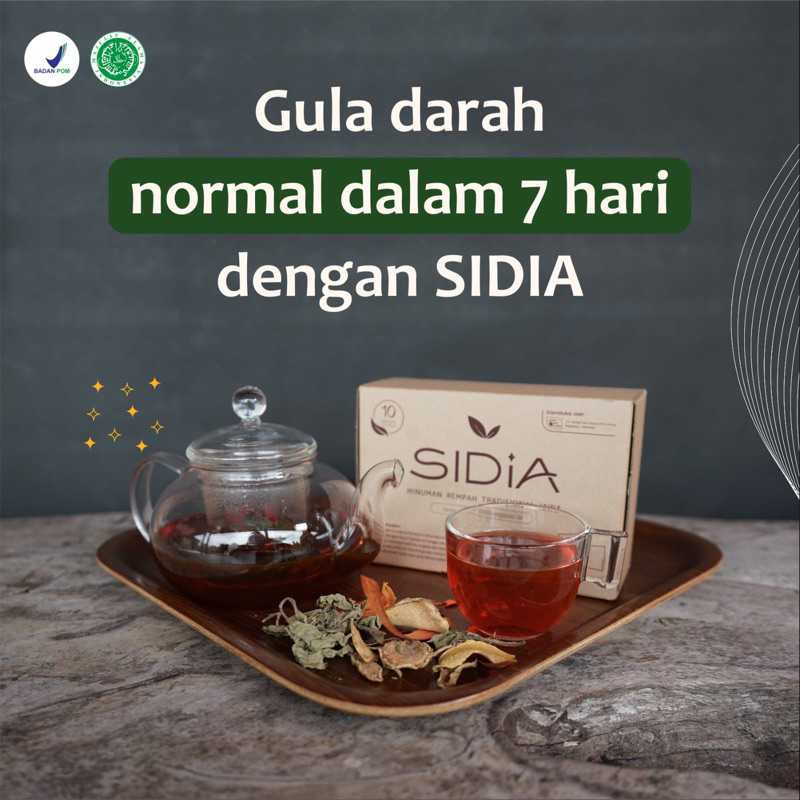 

SIDIA Minuman Rempah Ampuh Mengatasi Gula Darah BPOM ORIGINAL