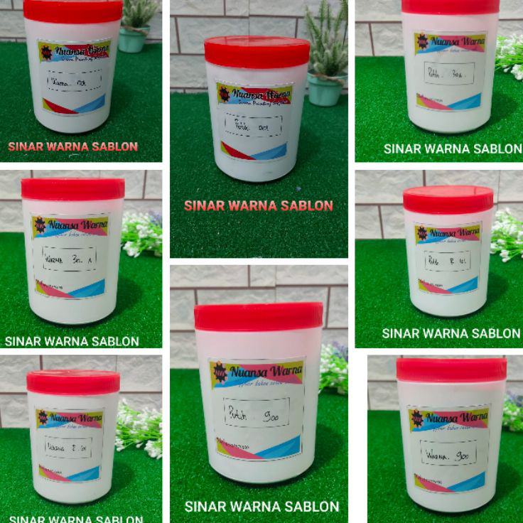 

Dijual Murah Pasta Sablon RUBBER putih dan warna 1kg