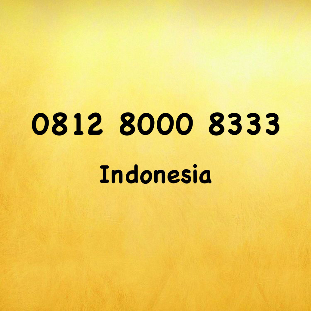 Nomor Cantik Telkomsel Simpati Triple A - 333 - 8083 - 0812 8000 8333