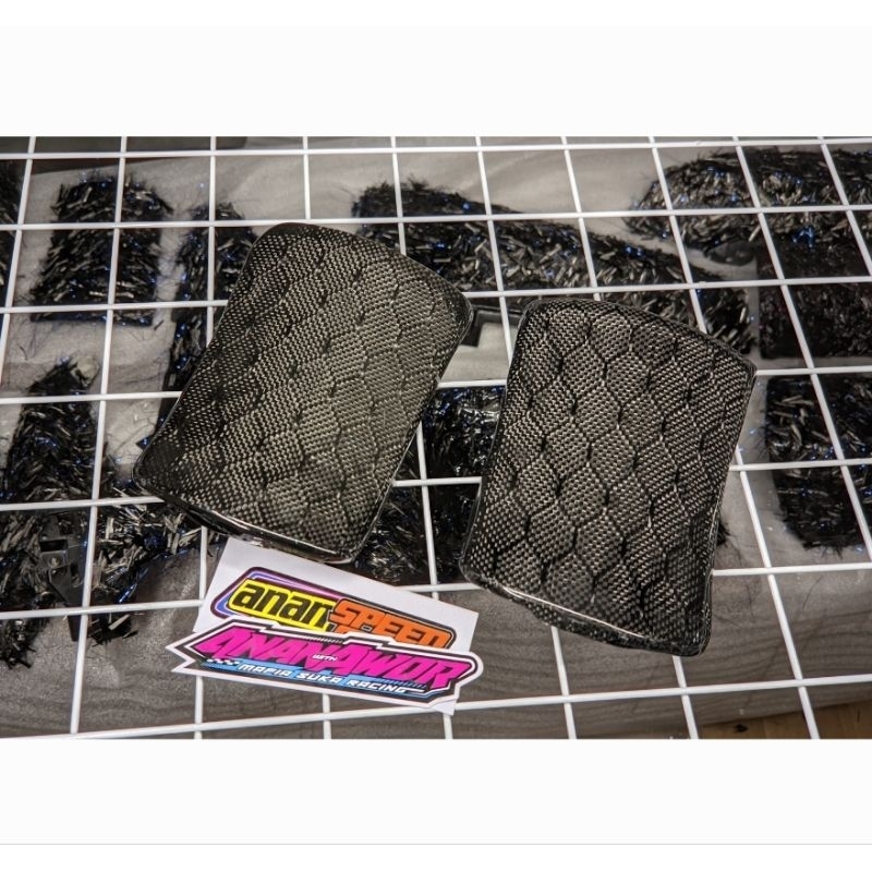 Tutup Tanki All New Nmax 155 Connected 2020-2023 Carbon Karbon Kevlar Hexagon