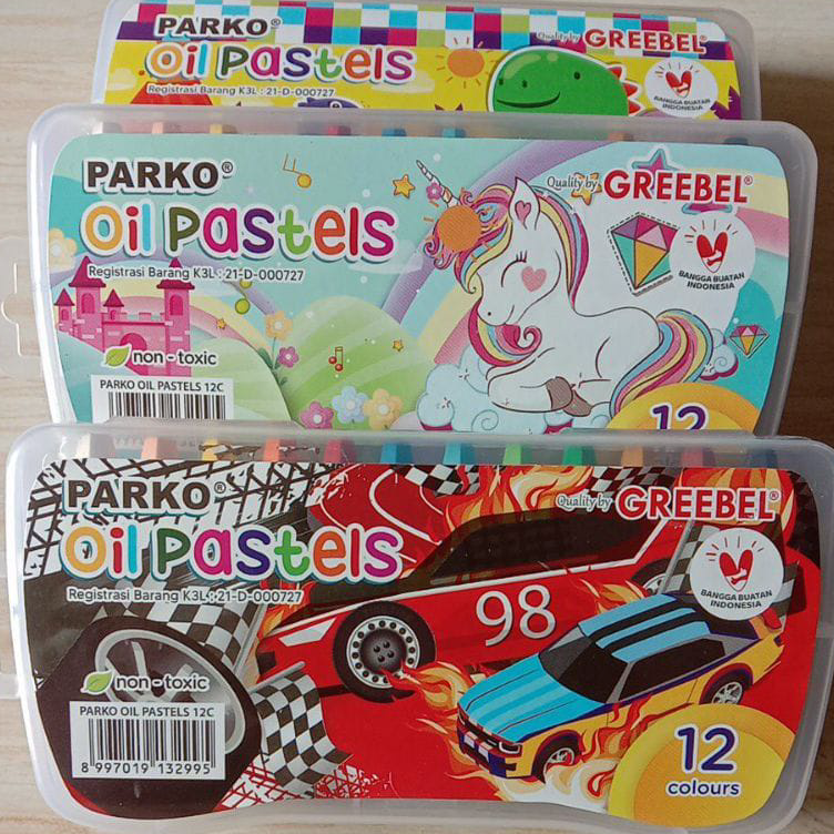 

Ready Crayon Parko / Parko Oil Pastel 12C Grosir