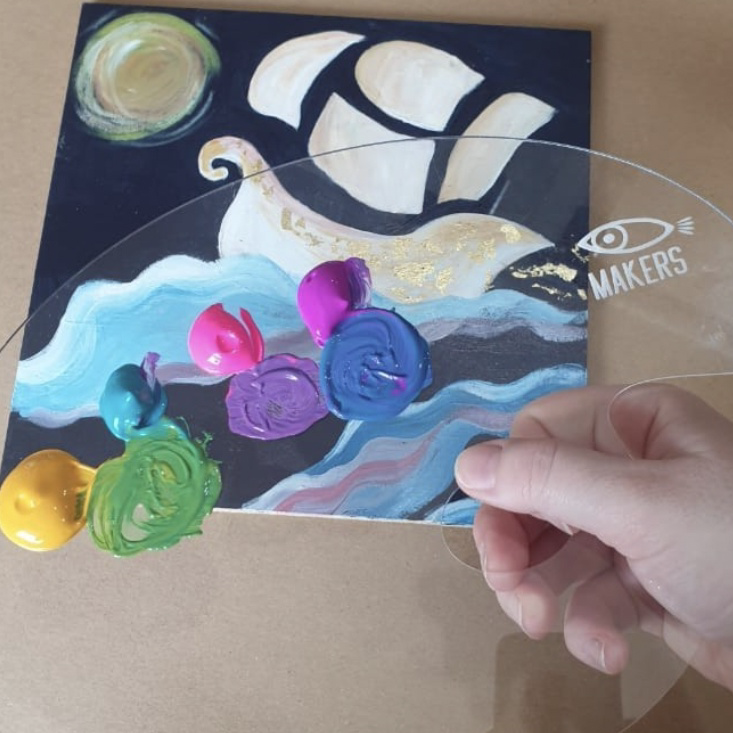 

➼➳✿✯ Basic White Acrylic Paint 250ml by MAKERS