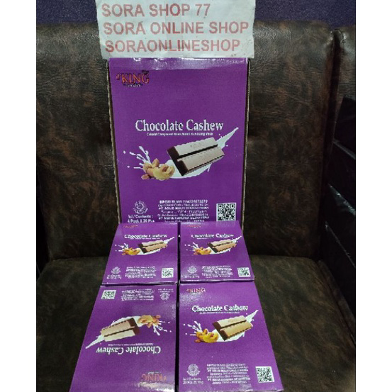 

Diskon 1 Dus = 4 kotak Chocolate Cashew D'king Ready