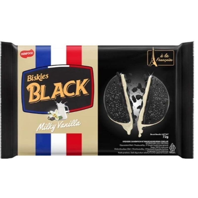 

Biskies Black Biskuit Milky Vanila 72 g