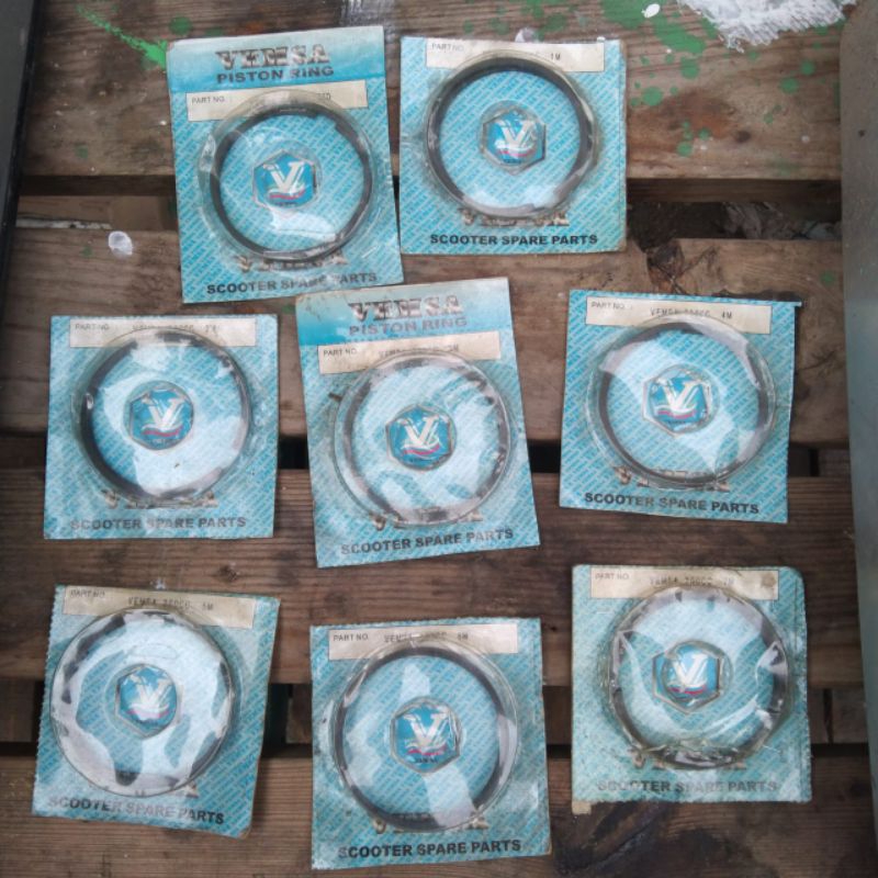 ring seher piston vespa Excel spartan 200cc oversize std1m 2m 3m 4m 5m 7m