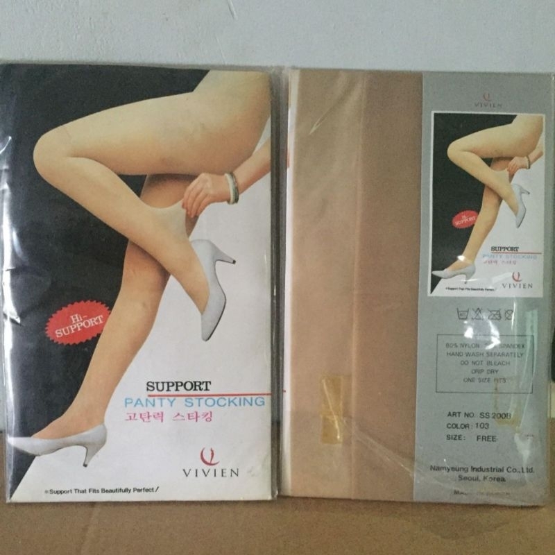Pantyhose Stocking Vivien Hi-Support Panty Stocking Cream