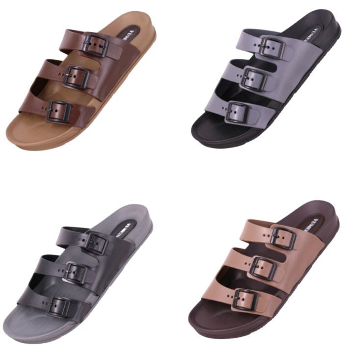 SANDAL KULIT PRIA TERBARU / SANDAL SELOP PRIA ORIGINAL / SANDAL SLOP LAKI LAKI PREMIUM / SANDAL COWO