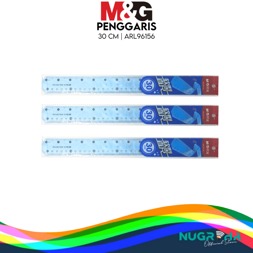 

M&G Penggaris Rule Flexible Elastis 30 cm ARL96156