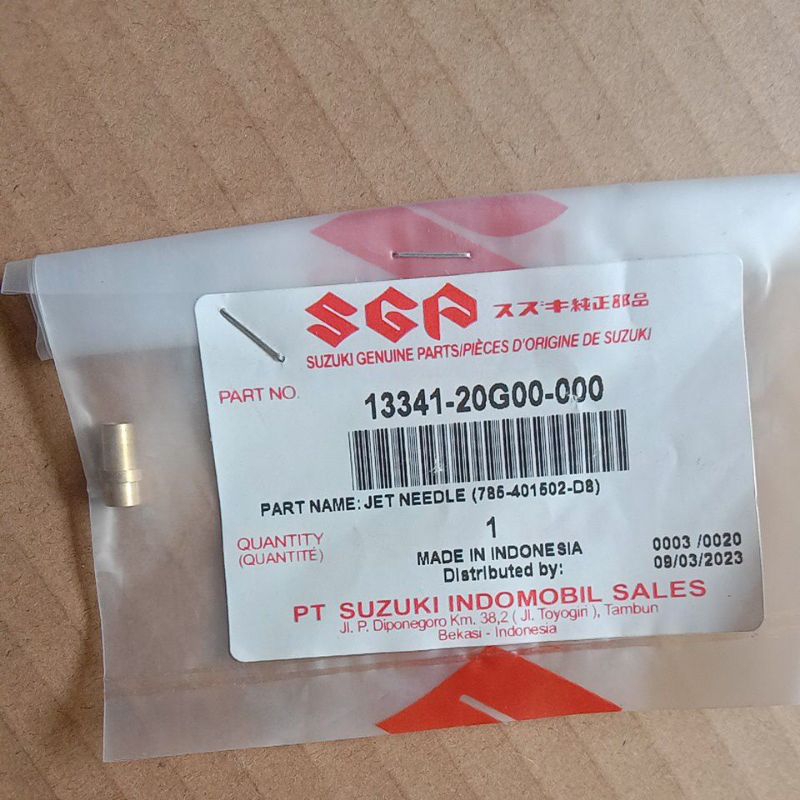 Jet needle spuyer karburator Shogun 125 R/ SP Lama ori sgp